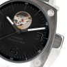 Humbert-Droz HD1 Carbone | Montre française, cadran mat cœur ouvert