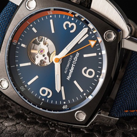 Humbert-Droz HD1 Cuivre | Cadran cœur ouvert, montre française