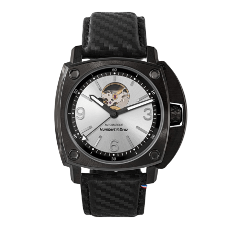 Humbert-Droz HD1 Platine| Cadran cœur ouvert, montre française