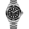 Edox Neptunian grande réserve date automatique 80801 3NM NIN, montre Suisse made en acier 316L avec cadran noir.